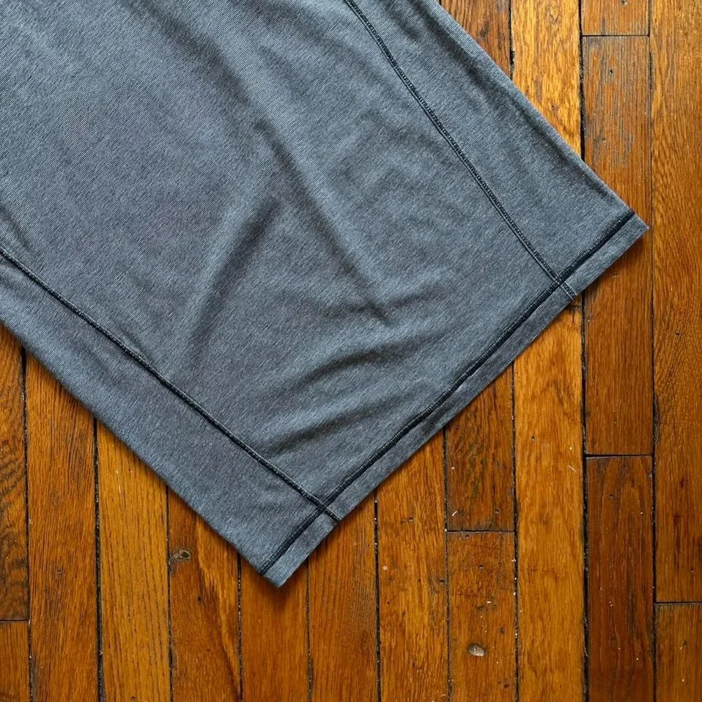 Lululemon Go For It Dress W8947S Women Black White Stripe Midi Length Yoga Dress - Picture 4 of 5